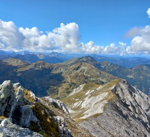 Z vrcholu Steirische Kalkspitze