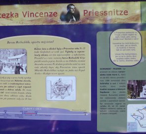 Informační tabule Stezky Víncenze Priessnitze