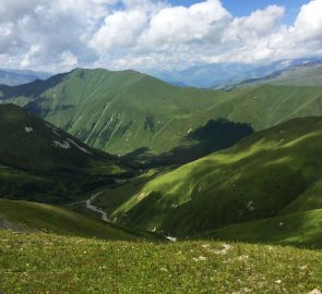 Day 4 - views from the nameless peak on the Svanetie trek
