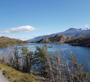 Laguna Los Patos v Patagonii státu Chile