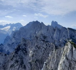 view from the top to the Dachstein