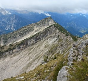 Continuation of the ridge to Kleiner Hochstadl