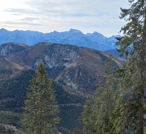 Výhled z Törl na Totes Gebirge