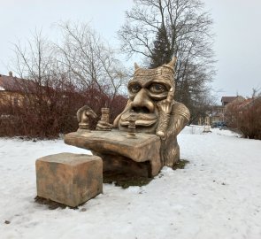Chotěboř - Devil's Table statue