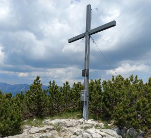 Hohe Schrott - kříž zasvěcený sv. Barboře, patronce horníků