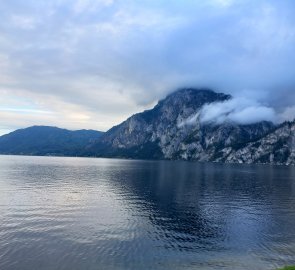 Morning mists over Traunsee
