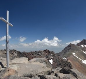 Západní vrchol hory Aragats 4 001 m n.m.
