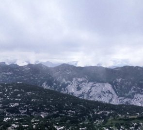 Pohled na náhorní plošinu Totes Gebirge