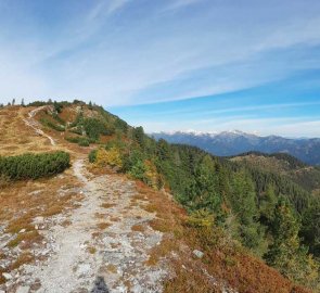 Hřebenová cesta z hory Bremstein