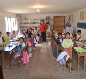 Návštěva školy ve vesnici Chaco