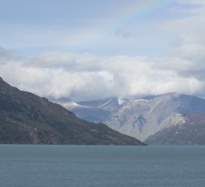 Lago O'Higgins od Chilské celnice.