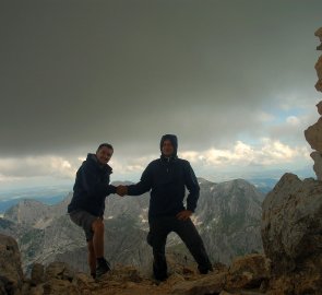 Vrchol Bobotov kuk 2 523 m n. m. v pohoří Durmitor