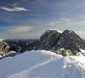 Pohled z hory Lamingegg na Hochturm