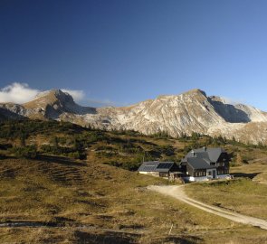 Pohled na horu Ebenstein od osady Sonnschien