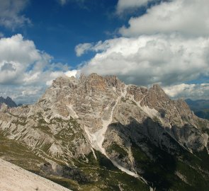 View of Punta tre scarperi mountain