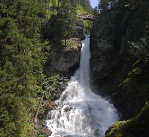 Horní část vodopádu Riesachwasserfall
