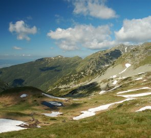 Pohled do Žiarské doliny ze Žiarského sedla