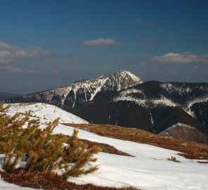 Hora Osobitá během výstupu na Brestovou 1 903 m n. m. v západních Tatrách