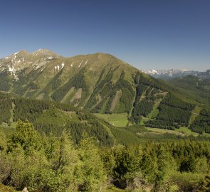 Pohled na Grosser Bössenstein 2 448 m n. m.