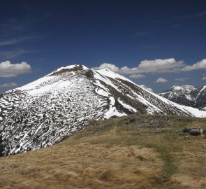 Pohled na horu Himmeleck z hory Griesmoar Gg. - 2 009 m n . m.