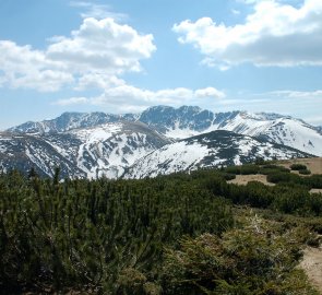 Pohled na Chopok od hory Tanečnica