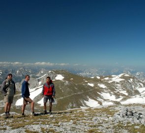 Vrchol hory Hochschwab 2 277 m n. m.