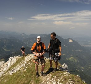 Vrchol hory Breitkopf 2 124 m n. m. v pohoří Karavanky