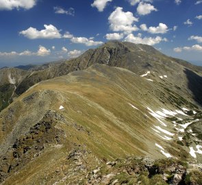Pohled z vrcholu na Hochreichhart v Seckauských Taurách