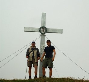 Vrchol hory Gösseck 2 214 m n. m. v Ennstálských Alpách