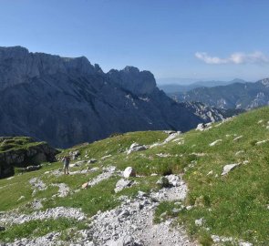 Ascent to the Das G´hackte trail