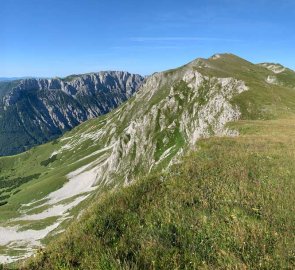 Cesta po hřebeni pohoří Hochschwab