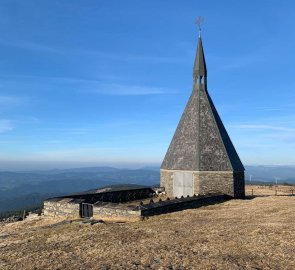 Kaplička na vrcholu hory Hochwechsel