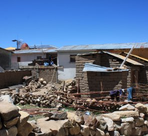 This is also how people live here at Lake Titicaca