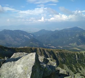 Pohled z Chopku 2 024 m n.m.