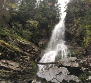 23 metrů vysoký Roháčský vodopád