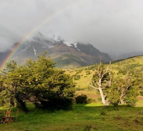 Po dešti v Camp Central - Torres del Paine