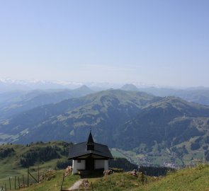Kostelík po cestě na Kitzbüheler Horn