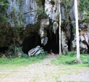 V údolí Viñales jsou krasové jeskyně