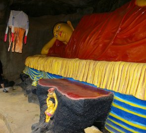 Na Sri Lance všudypřítomný ležící Buddha