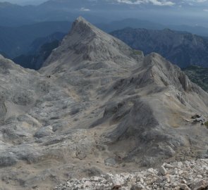 Pohled na planinu Kredarica v Julských Alpách