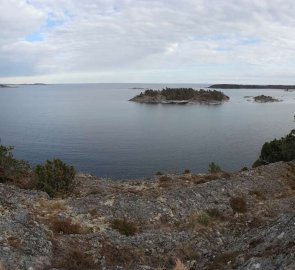 Pohled na švédské pobřeží