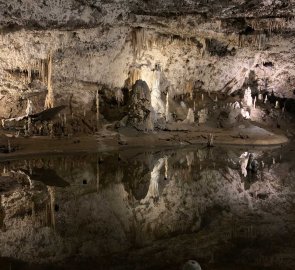 Krápníky v Punkevní jeskyni