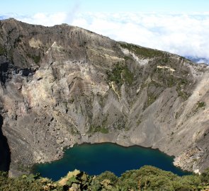 Hlavní kráter vulkánu Irazu