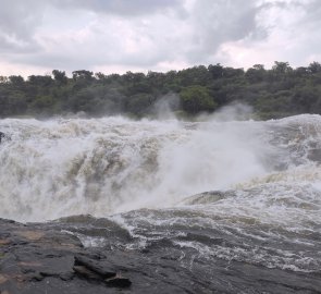 Řeka u Murchison Falls není nijak oplocená