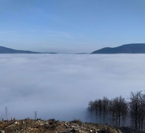 Lysá hora and Spruce and beautiful inversion