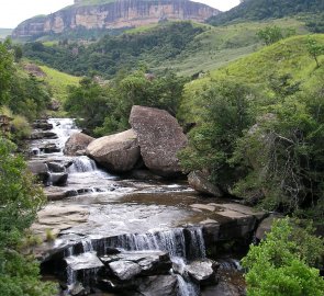 Tugela v Royal Natal National Park v Dračích horách