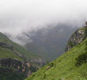 Někde v dálce je náš cíl Tugela Falls - Dračí hory