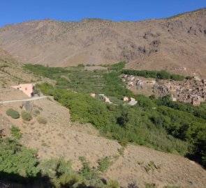 Maroko - Imlil - výchozí bod při túře na Jebel Toubkal