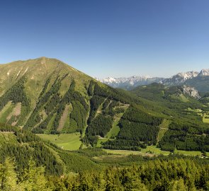 Pohled na masiv hory Grosser Bössenstein