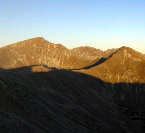 Pohoří Seckauské Taury v ranním světle